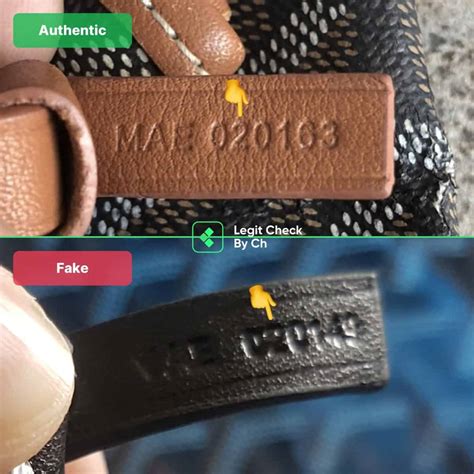 goyard st louis original vs fake|Goyard leather bag serial number.